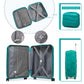 Kono Roamer Bright 4 Wheel Hard Shell Luggage With TSA Lock