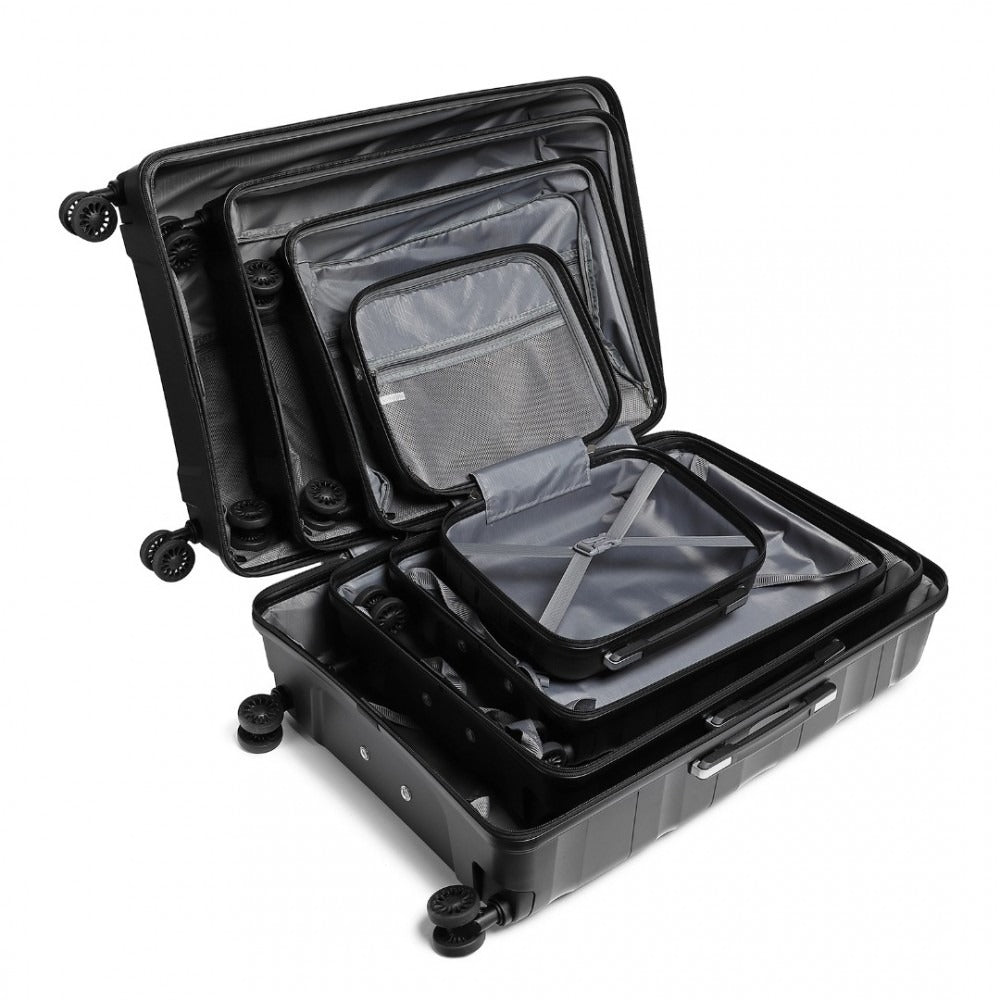 Kono Roamer Bright 4 Wheel Hard Shell Luggage With TSA Lock