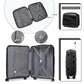 Kono Roamer Bright 4 Wheel Hard Shell Luggage With TSA Lock