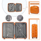 Kono Roamer Bright 4 Wheel Hard Shell Luggage With TSA Lock