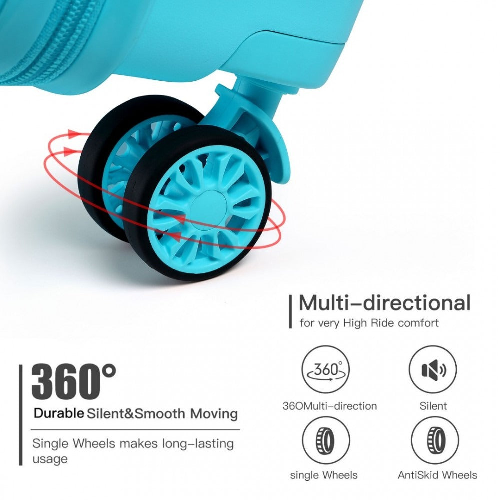 Kono K2094L Hard Shell Medium Suitcase - 24 Inch