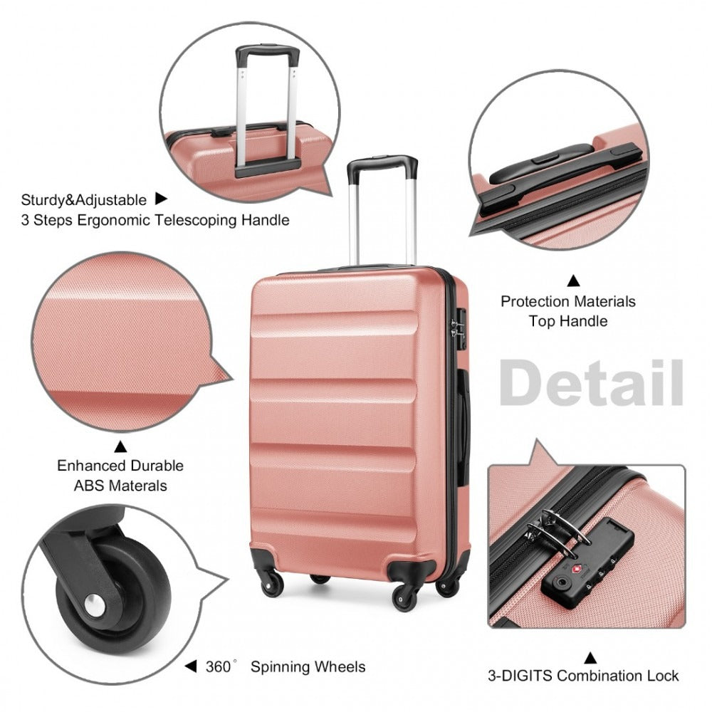 Kono K2191 Hard Shell Luggage With TSA Lock