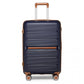 Kono Atlas Lightweight 4 Wheel Hard Shell Luggage With TSA Lock