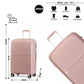Kono Drift 4 Wheel Lightweight 4 Wheel Luggage With TSA Lock