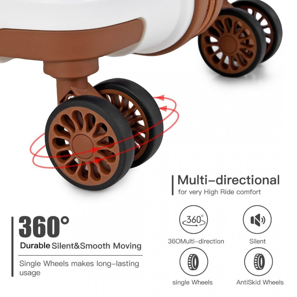 Kono K2094L Hard Shell Large Suitcase - 28 Inch