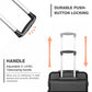 Kono K2191 Hard Shell Luggage With TSA Lock