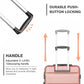 Kono K2191 Hard Shell Luggage With TSA Lock