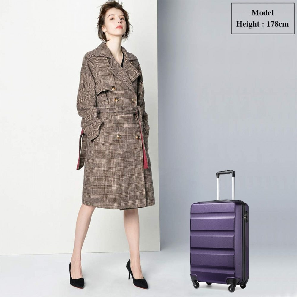 Kono K2191 Hard Shell Luggage With TSA Lock