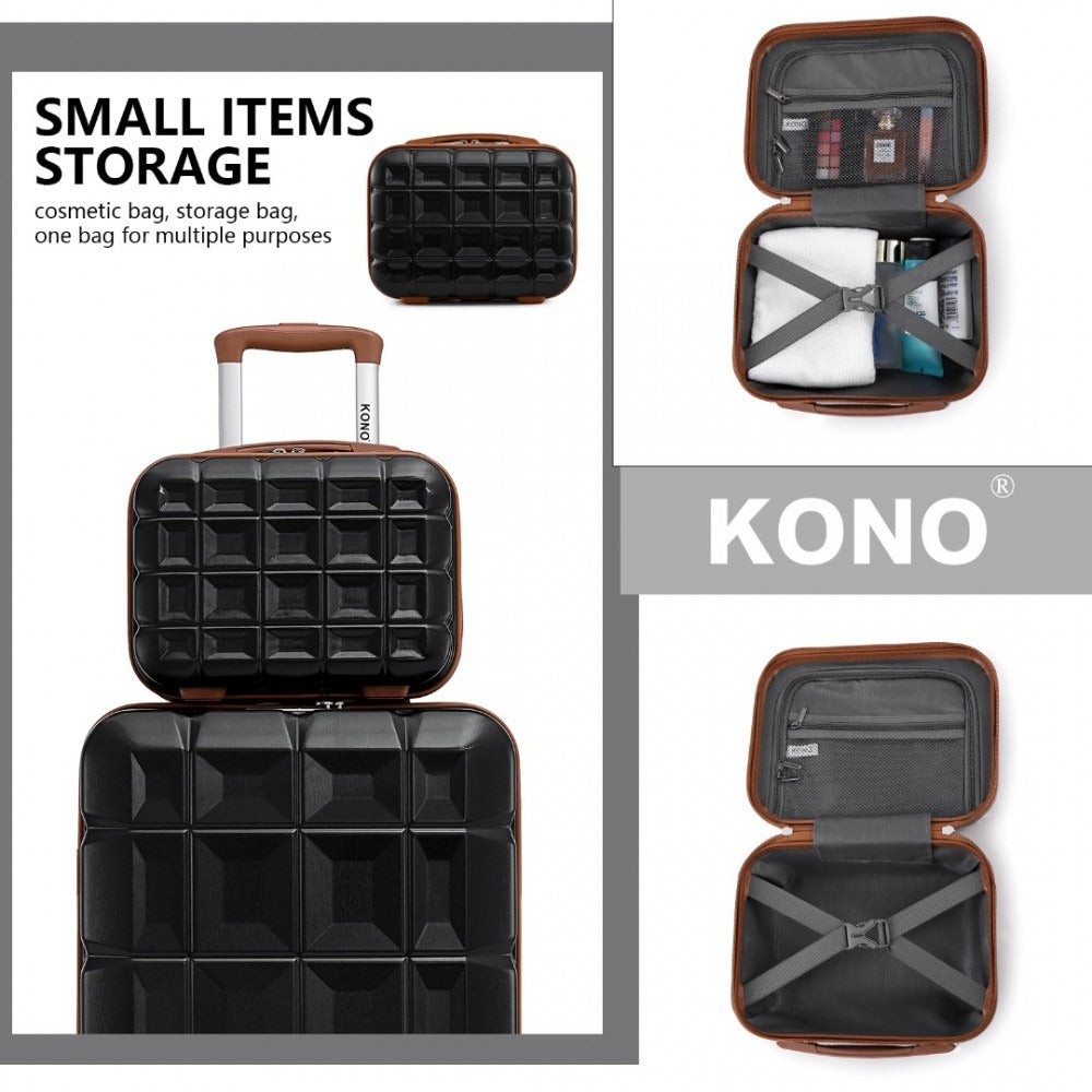 Kono K2292L Hard Shell Luggage With TSA Lock