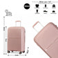 Kono Drift 4 Wheel Lightweight 4 Wheel Luggage With TSA Lock