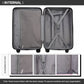 Kono K2292L Hard Shell Luggage With TSA Lock