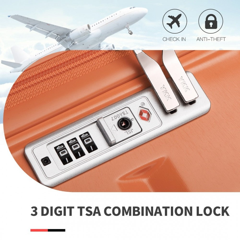 Kono K2292L Hard Shell Luggage With TSA Lock