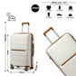 Kono Atlas Lightweight 4 Wheel Hard Shell Luggage With TSA Lock