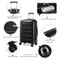 Kono K1997L Hard Shell Luggage With TSA Lock