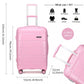 Kono K1997L Hard Shell Luggage With TSA Lock