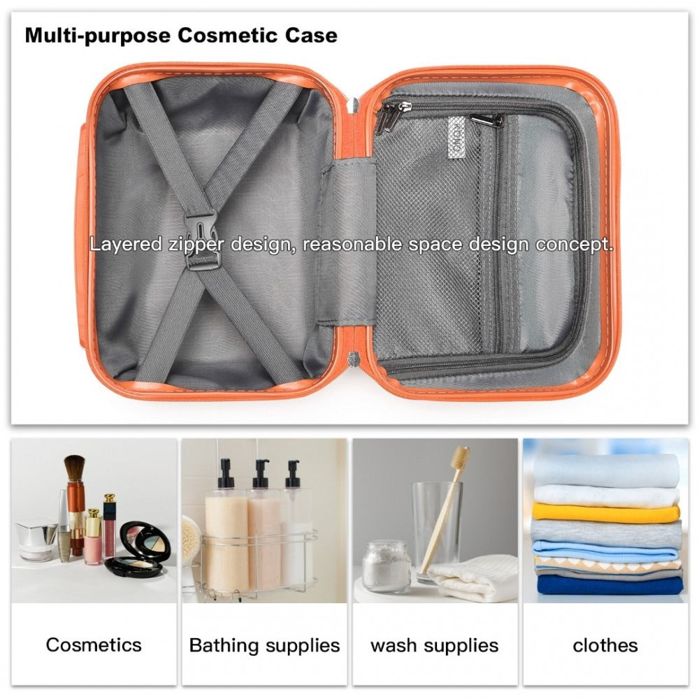Kono K2292L Hard Shell Luggage With TSA Lock