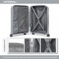 Kono Horizon 4 Wheel Hard Shell Suitcase with TSA Lock