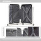 Kono Horizon 4 Wheel Hard Shell Suitcase with TSA Lock