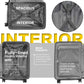 Kono Atlas Lightweight 4 Wheel Hard Shell Luggage With TSA Lock