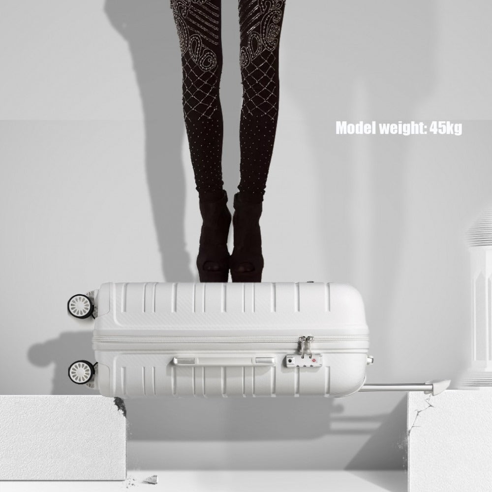 Kono K2091L Hard Shell Cabin Suitcase - 24 Inch