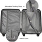 Kono K1991 ABS Hard Shell Suitcase With TSA Lock