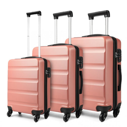 Kono K1991 ABS Hard Shell Suitcase With TSA Lock
